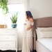 Maternity dress for photo shoot baby shower maternity gown- the lace wrap babydoll 