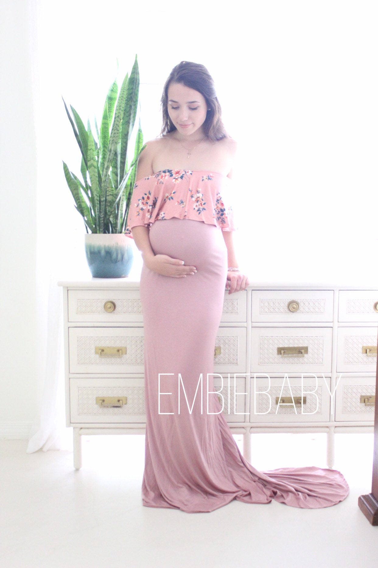 Maternity Dress Maternity Gown Baby Shower Dress Long Maxi Etsy Canada