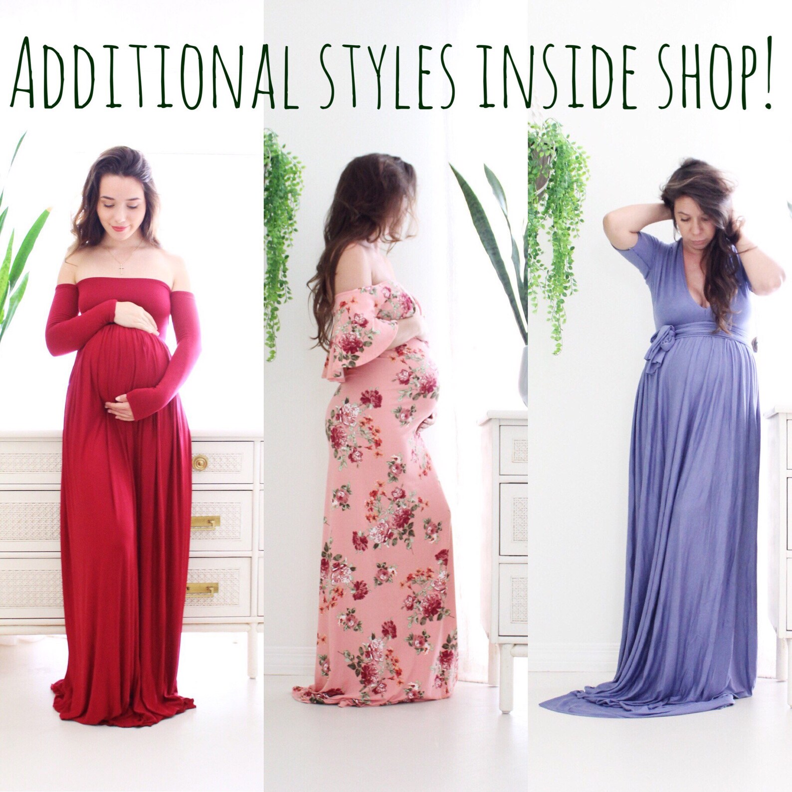Maternity Dress Maternity Gown Baby Shower Dress Long Maxi Etsy Canada