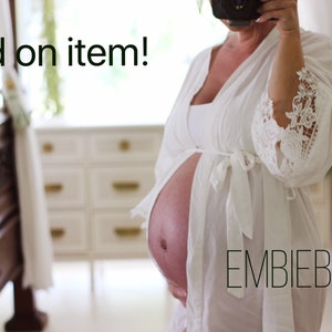 Maternity dress for photo shoot baby shower maternity gown the lace wrap babydoll image 8
