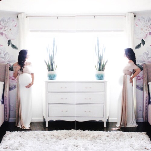 Maternity Dress Fitted Short Baby Shower Photography Maternity Etsy