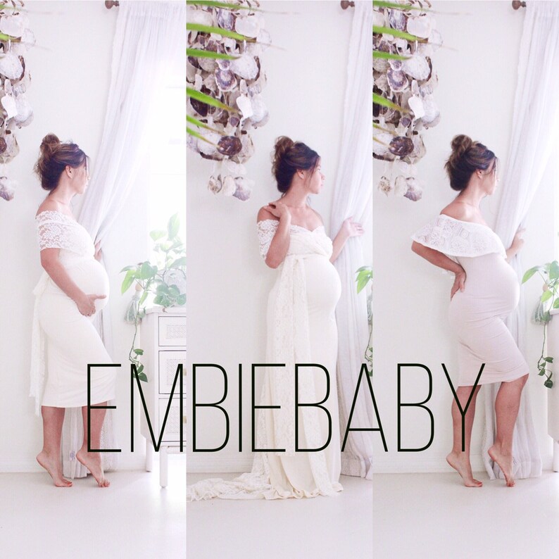 Maternity Dress Photo Shoot / Maternity Gown / Wrap Dress / Etsy