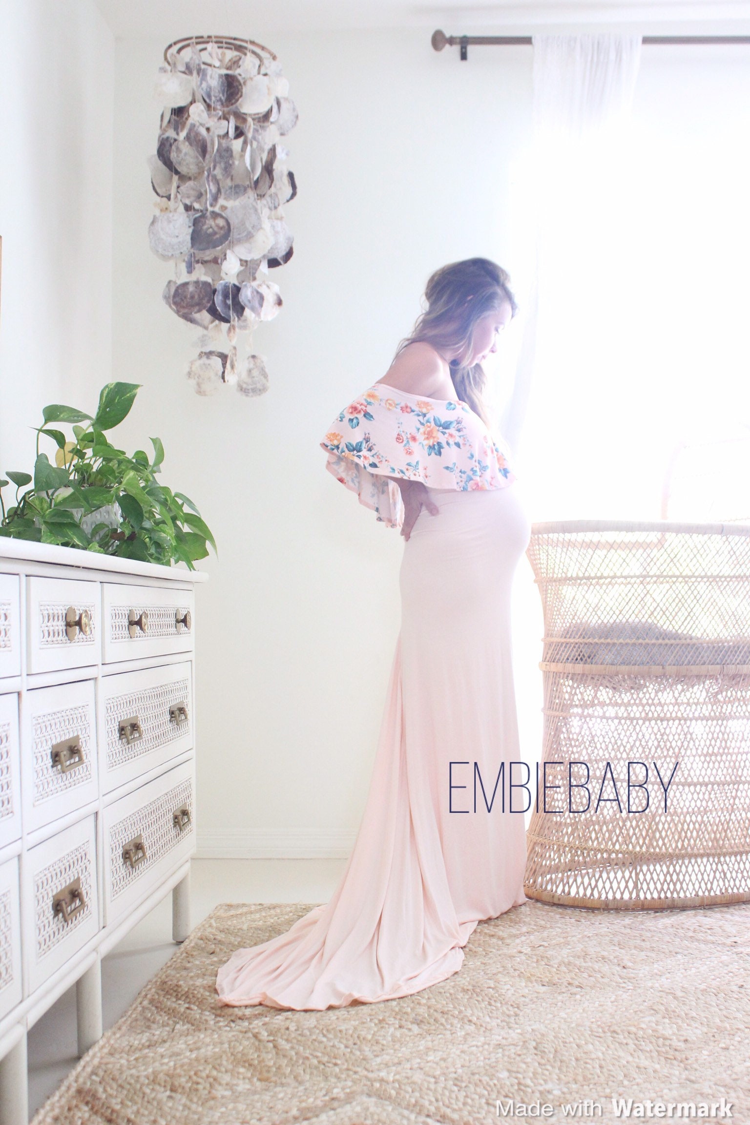 Maternity Dress Maternity Gown Baby Shower Dress Long Maxi Etsy Canada