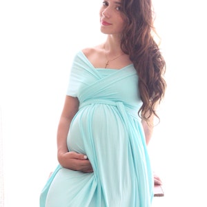 Maternity dress for photo shoot baby shower maternity gown the wrap babydoll image 7