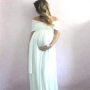 Maternity dress for photo shoot baby shower maternity gown the wrap babydoll image 8
