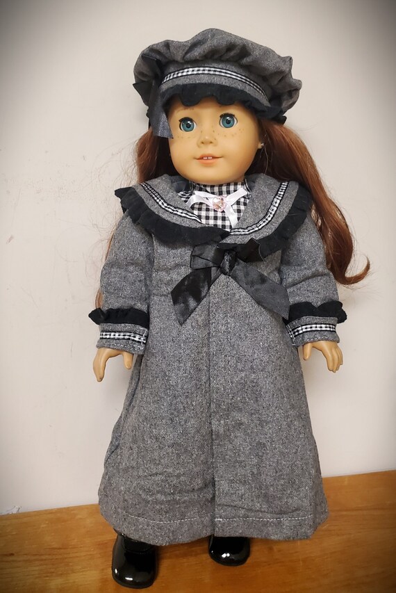 5-piece Victorian Coat and dress outfit for any 18-inch doll.
