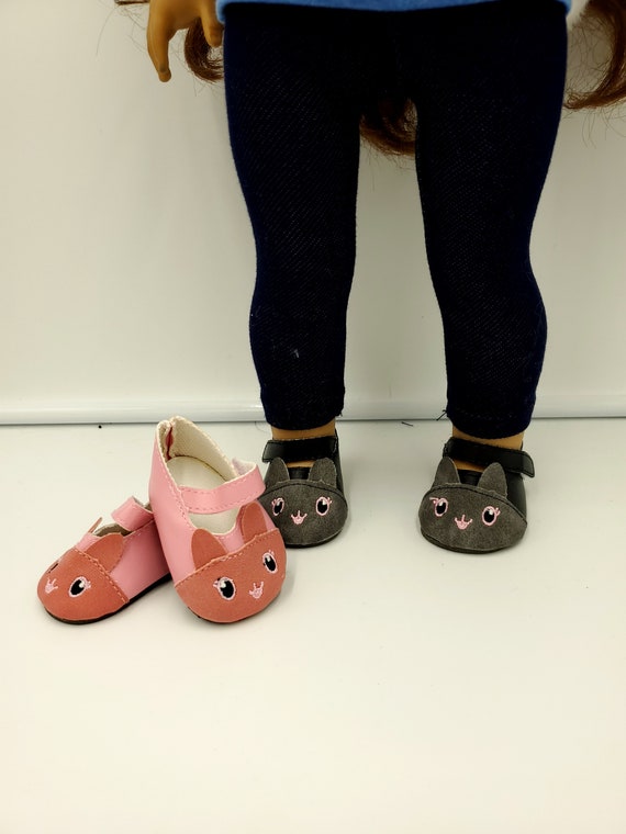 Cat Doll shoes for 18” Dolls,