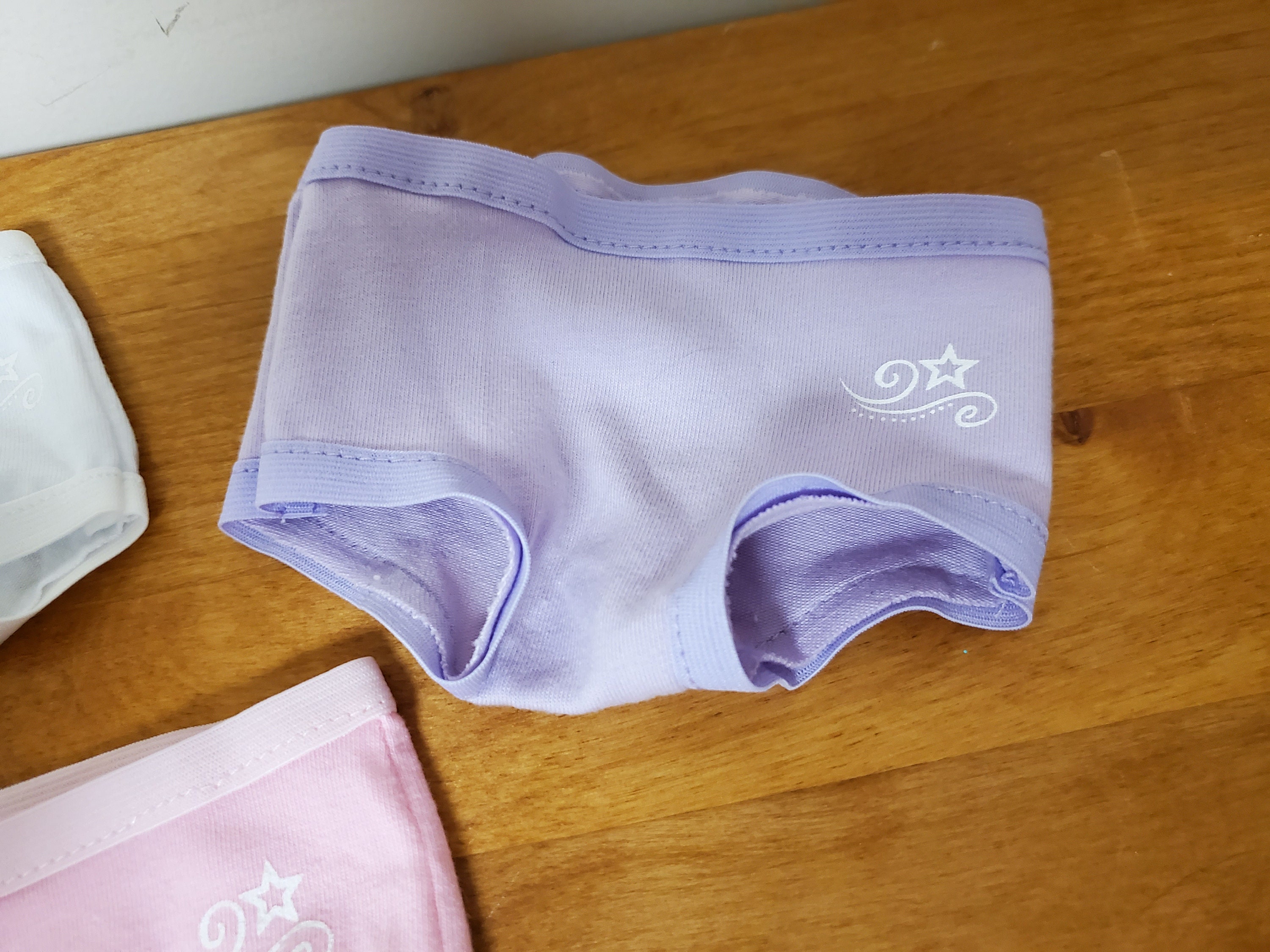 Three Purple pair of Doll Underwear for Girl Dolls and other 18