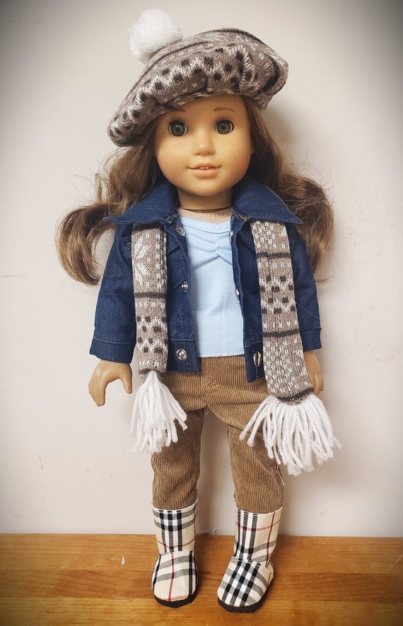 7 Piece winter outfit for any 18-inch doll
