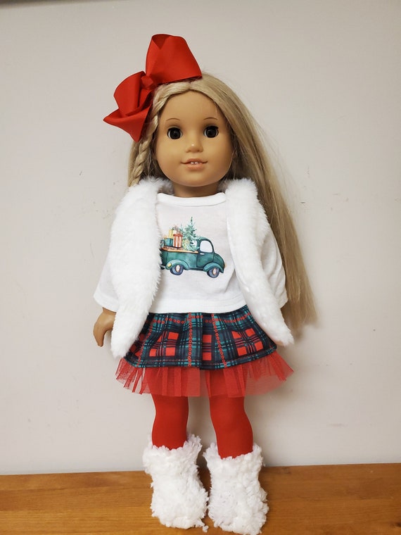 America made. Winter 6-piece outfit for any 18 inch doll