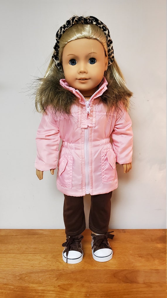 Pink Jacket for a American Girl 4 Piece Pink Parka Outfit Etsy