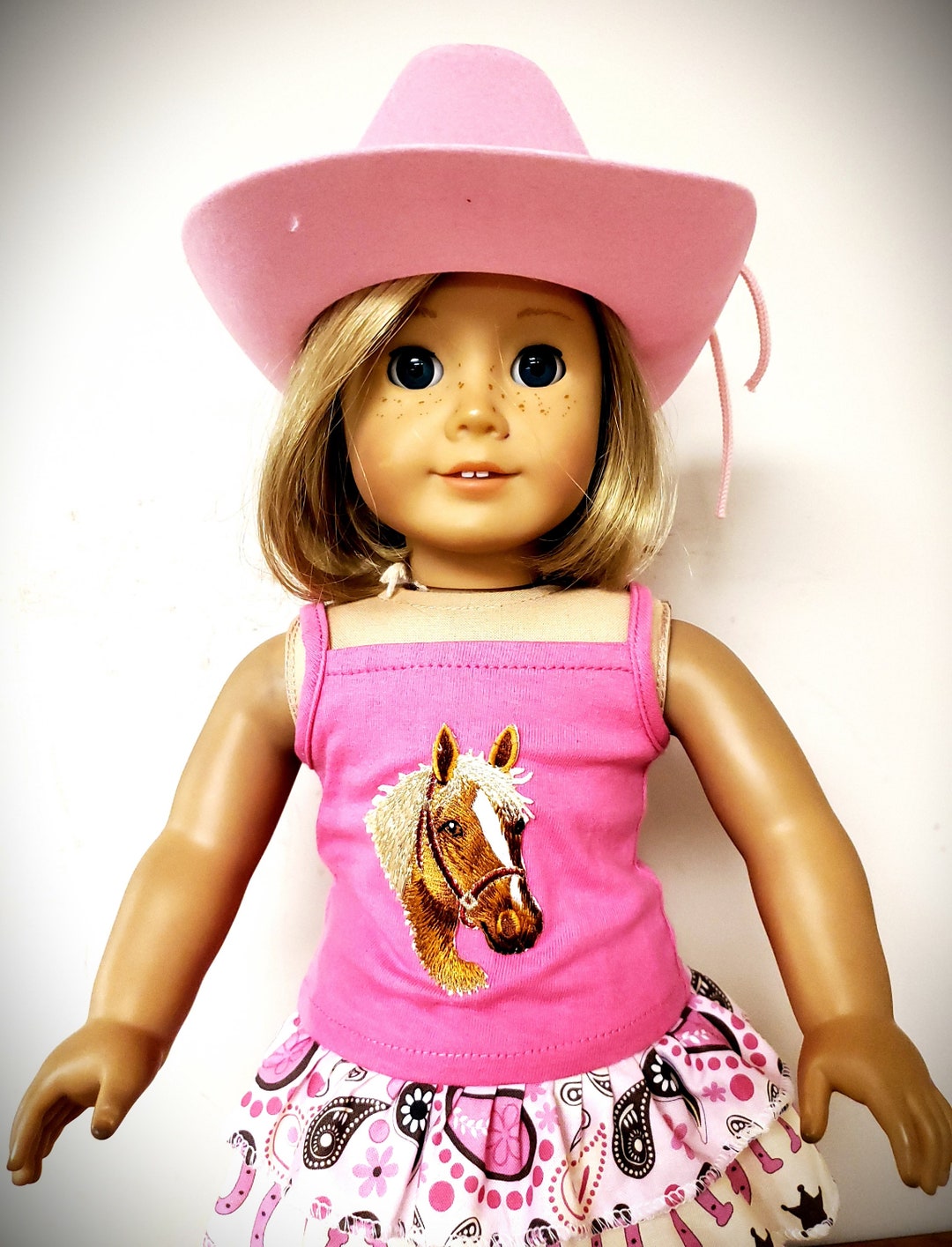 American Made 5-piece Pink Cowgirl Outfit for Any 18-inch - Etsy