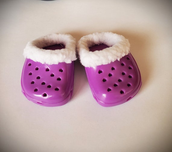 Clogs with deals fur trim