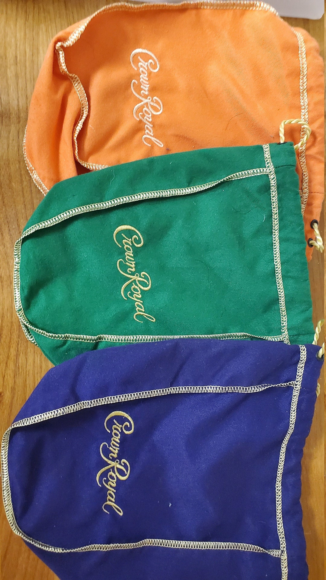 Crown Royal Bag Different Sizes and Color Etsy