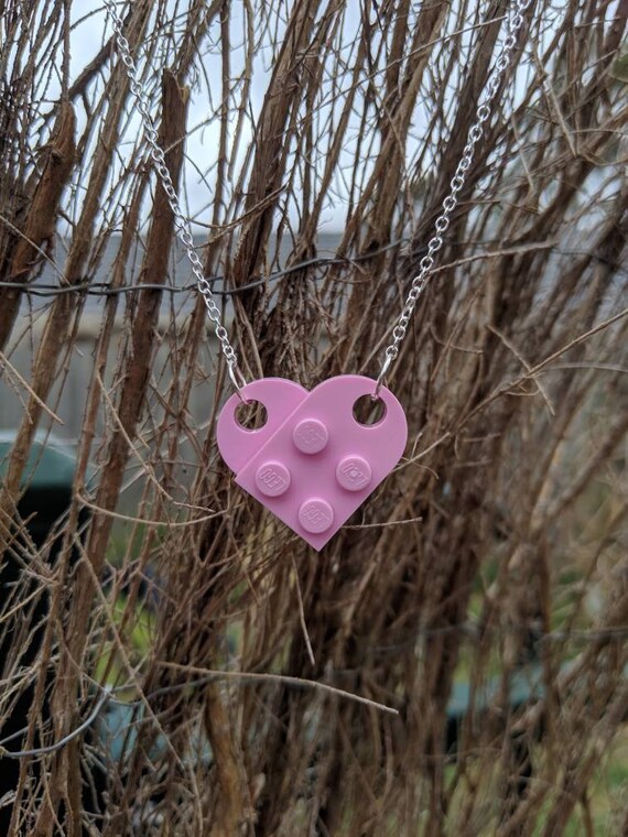 Lego heart necklace etsy discount