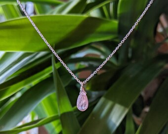 Blush Pink Umba Sapphire Necklace