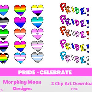 Pride Celebrate Gay Pride Month Bi Pan Pride Stickers Art Scrapbooking clipart design PNG