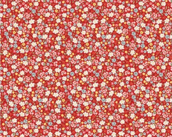 My Favorite Things Pinkie Promise Red FT23710 by Elea Lutz for Poppie Cotton