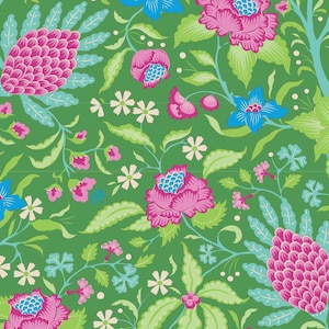 Tilda’s Bloomsville Flowertangle Green 100512