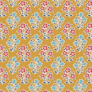 Jubilee Farm Flowers Mustard 110098 by Tilda