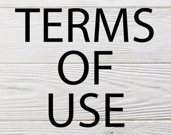 TERMS OF USE