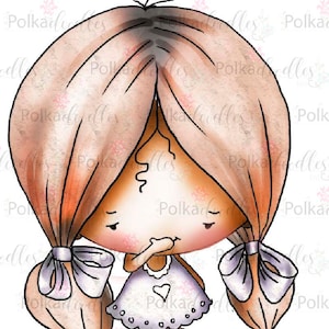 Giggle - Digital Stamp (Farbe) - Lil Miss Sugarpops craft digi download