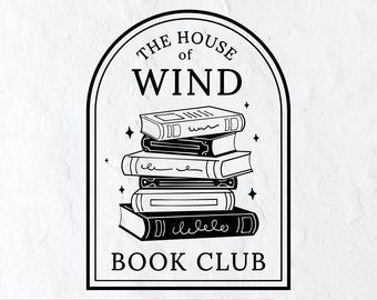 Diseño SVG de ACOTAR del Club del Libro de la Casa del Viento, ACOTAR svg, Archivo svg de Cricut / Booktok / Diseños de libros / Archivos de corte