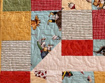 Nanny's Quilts - Handmade Quilt - Alphabet Circus