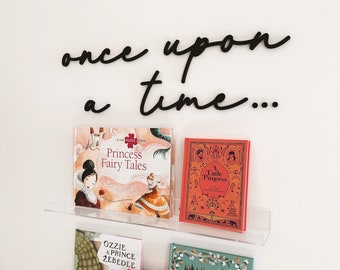 Once Upon A Time Cutout: Fairytale Nursery Wood Wall Decor