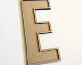 Unfinished wood alphabet letter, MDF letters, fillable letters, diy wood letter, 13 quot