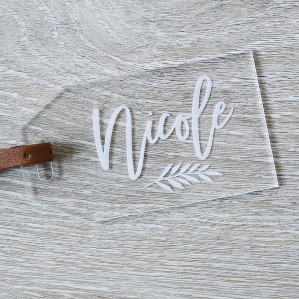 Wedding Seating Chart Luggage Tag Etsy