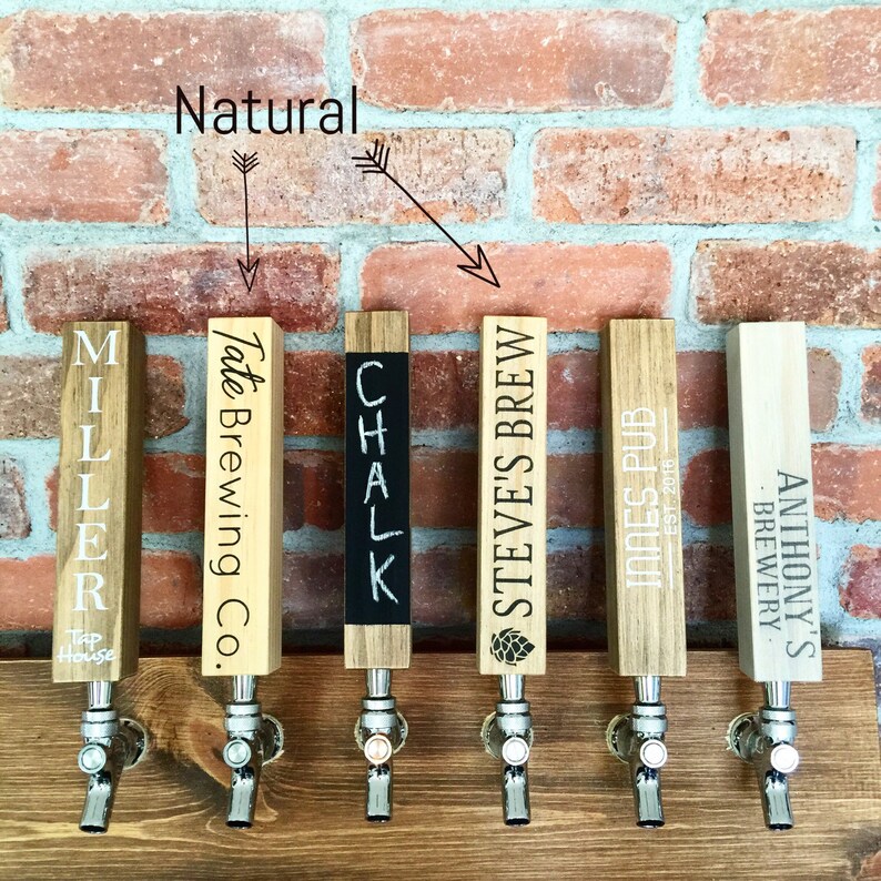 Beer Tap Handle kegerator Custom Tap Handle groomsman gift Etsy