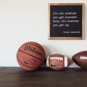 Sports quote set of 4, sports decor, kids decor, motivational quotes image 2