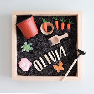 Kids Garden Sensory Kit: Personalized Montessori Bin