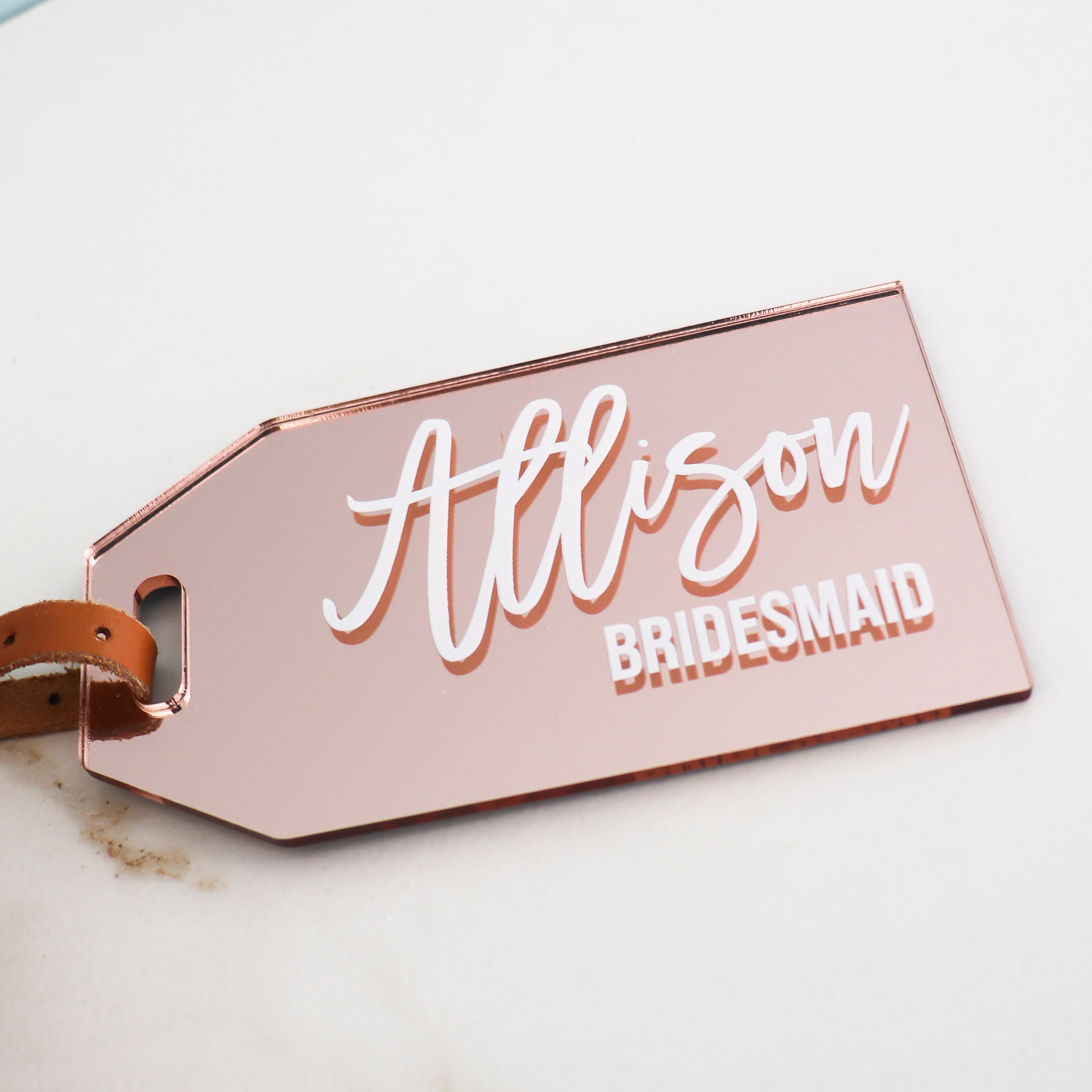 bridesmaid proposal place setting acrylic luggage tag bridesmaid gift seating  chart Personalized luggage tag acrylic place card names Tassen & portemonnees Bagage & Reizen Bagagelabels 