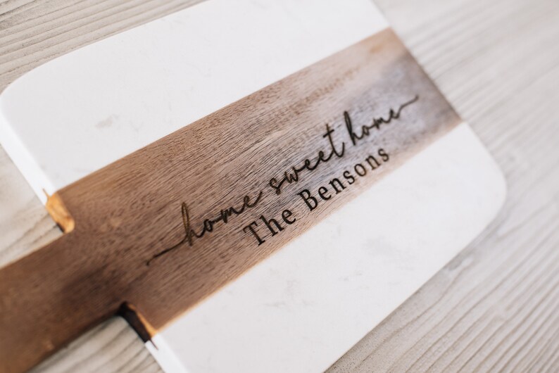 Personalized Maple Cutting Boards - Bold Family Name