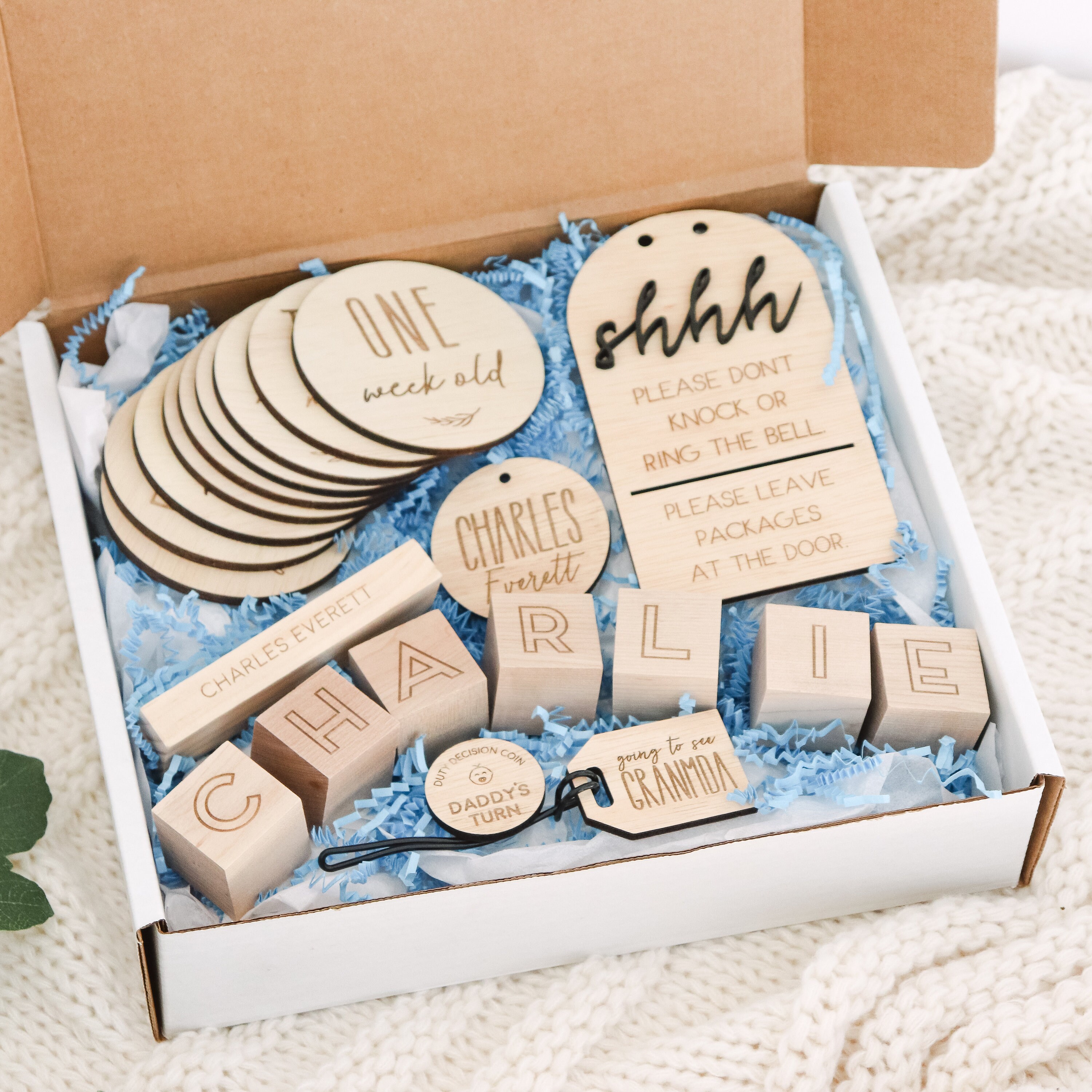 7 piece Baby Box baby gift box newborn gift set Etsy