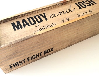 Wedding wine box, first fight box, wine box