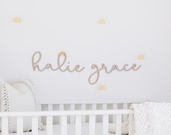 Name sign, nursery name sign, name sign for kids room, cut out name sign