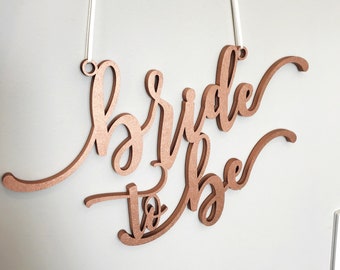 Chair hanger, bride to be chair hanger, engagement party decor, bridal shower decor