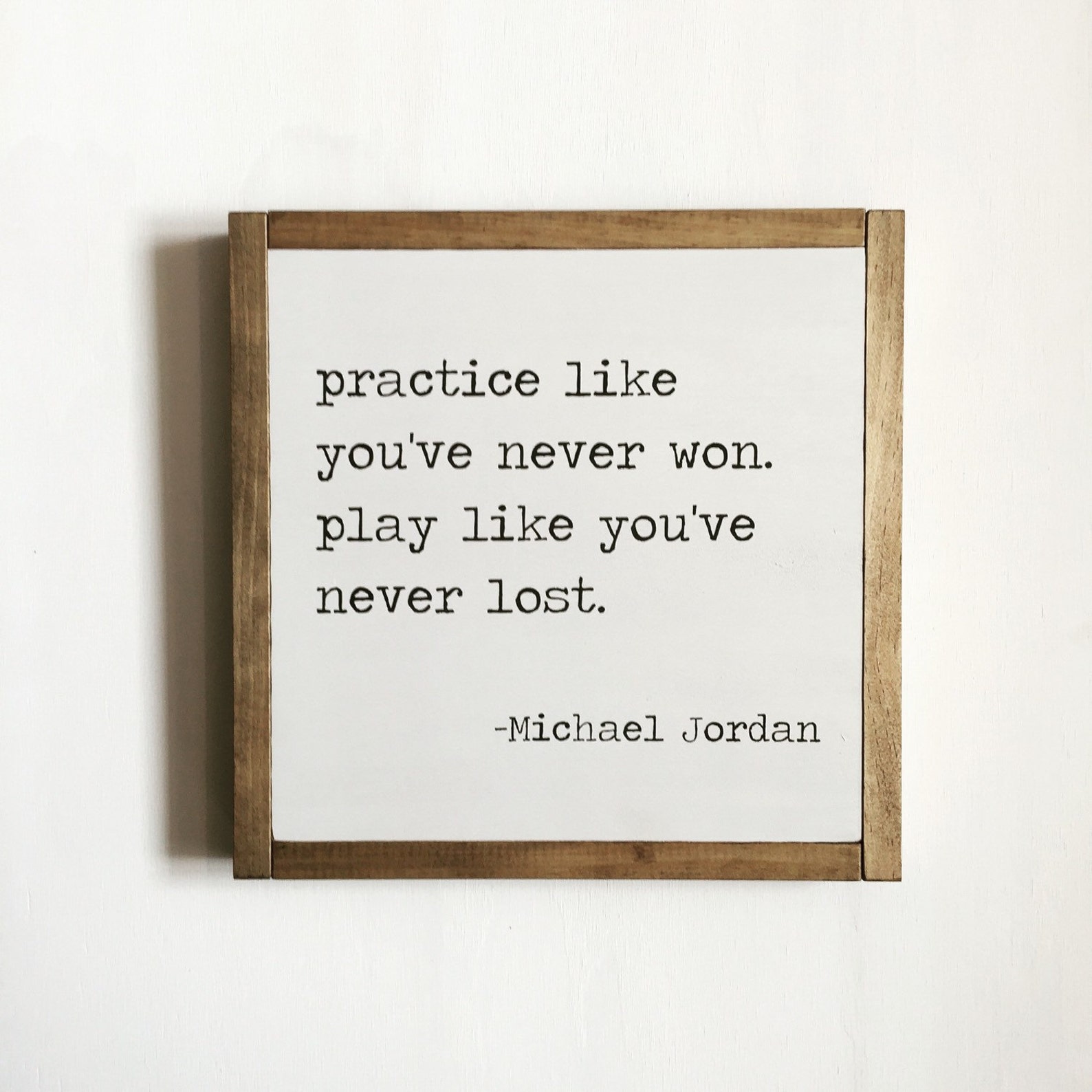 Sports Quote Set of 4 Sports Decor Kids Decor Motivational Etsy