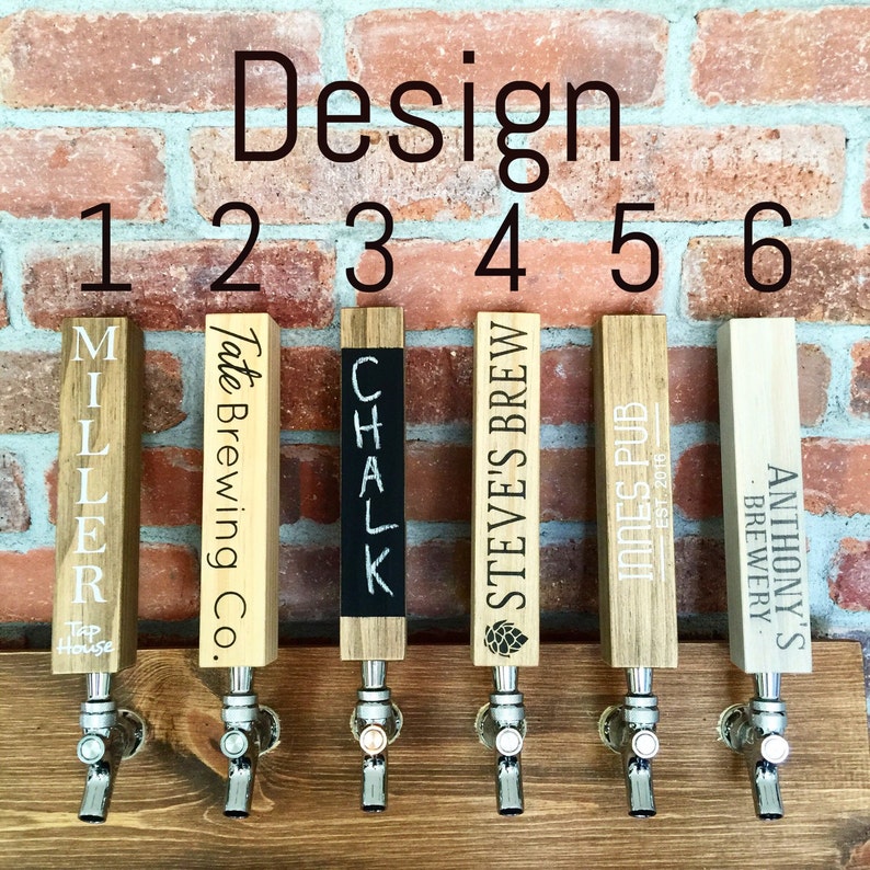 Beer Tap Handle kegerator Custom Tap Handle groomsman gift Etsy