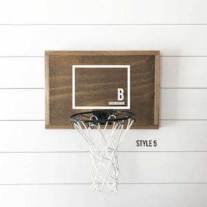 Custom basketball goal, groomsmen gift, rustic basketball hoop, mini basketball hoop, sports team gift