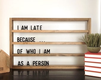 Letter board, letterboard, 175 characters included, HORIZONTAL
