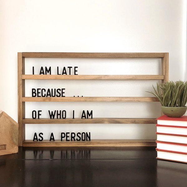 Letter board, letterboard, 175 characters included, HORIZONTAL