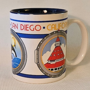 Vintage San Diego Travel Mug: Balboa Park & Hotel del Coronado