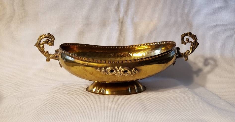 Oval Brass Bowl - Etsy Canada