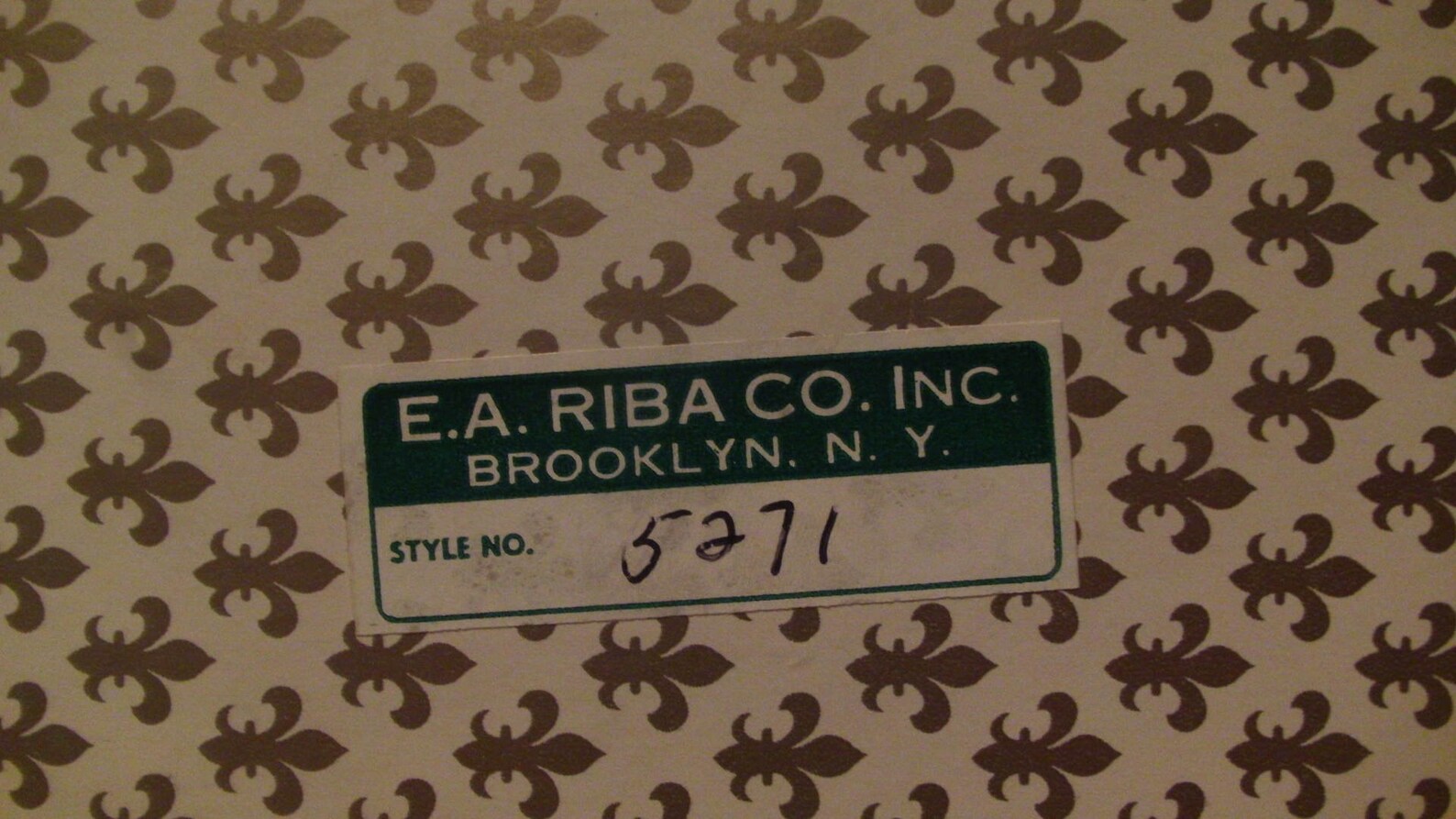 Vintage E.A. Riba Co Inc Brooklyn NY Hollywood Regency Black Etsy