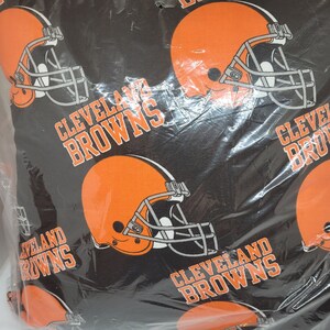NFL CLEVELAND BROWNS Football Throw pillow, sports fan, decorative pillow, gift, a pillow for a Clevland fan,