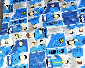 Star Trek Cotton Fabric: Licensed Retro Print, Camelot Cottons (29 Inches)
